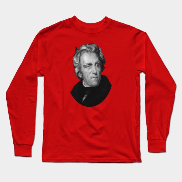 President Andrew Jackson Long Sleeve T-Shirt by warishellstore